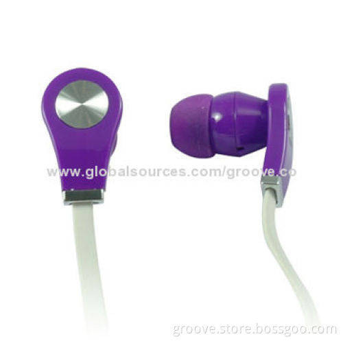 Wired Earphones with Flat Cable for iPhone 5S